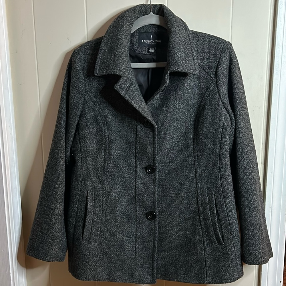 London Fog Women’s Gray Wool Coat